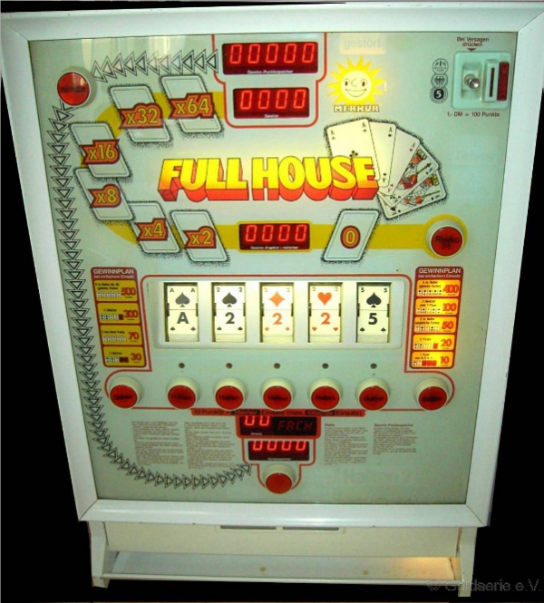 Full House, Merkur, adp, 1986, ws Full House, Merkur, adp, 1986, ws